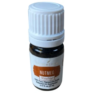 Young Living Nutmeg Vitality Premium Suplemento de Aceite Esencial 5 ML Nuevo Sellado - Imagen 1 de 4
