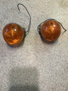 Honda CB CL 350 450 500 750 175 Front Turn Signals Rear Turn Signals OEM - Picture 1 of 11