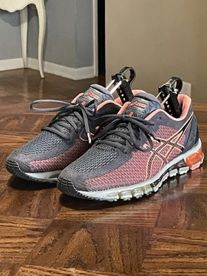 Asics Gel-Quantum 360 Shoe Womens Size 9.5 Orange Running Sneakers Athletic - Image 1 of 4