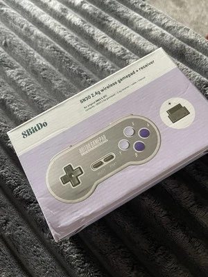 8BitDo SN30 2.4G Wireless Controller Original SNES Edition DISCONTINUED - NEW! - Image 1 of 3