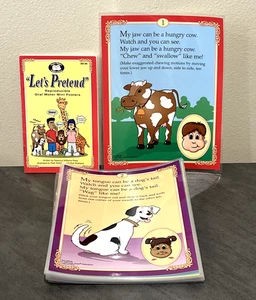 Let's Pretend Reproducible Oral Motor Mini Posters Book & 24 Laminated Posters - Imagen 1 de 2