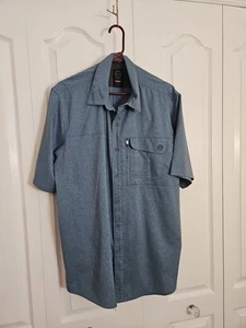Camisa ATG All Terrain Gear Wrangler Para Hombre Calce Regular Talla Grande Azul Senderismo - Imagen 1 de 10