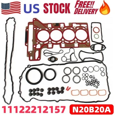 2.0L Engine Overhaul Gaskset Kit 11122212157 For BMW 125i 220i 228i 320i N20B20A Foto 1 de 4