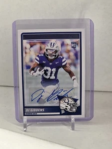 2025 Panini Score Rookie - DJ Giddens - Auto #95 Signatures (AU, RC) Colts - Picture 1 of 1