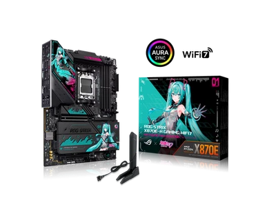 ASUS ROG STRIX X870E-H GAMING WIFI7 HATSUNE MIKU EDITION AMD X870E ATX - Image 1 of 4
