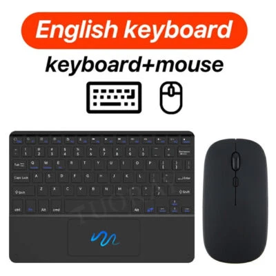 Universal Bluetooth Touchpad Keyboard Mouse For IOS Android Windows Tablet PC - Image 1 of 4