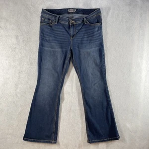 Torrid Super Stretch Luxe Slim Boot Jeans Womens 16S (36X29) Blue Casual Western - Picture 1 of 8