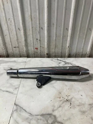 14 Triumph Bonneville right side muffler pipe exhaust - Image 1 of 4