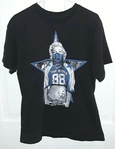 Marilyn Monroe "The Boys" Dallas Cowboys 88 Black Graphic T-Shirt unbranded  - Picture 1 of 2
