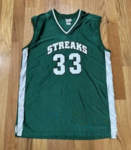 Vintage Rawlings Steinmetz High School Jersey Chicago Basketball Silver Streaks - Picture 1 of 5