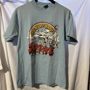 VTG Skydiving "1994 Herd Boogie!" Art T-Shirt L Single-Stitch USA Fruit Loom - Picture 1 of 7