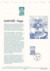 Document philatélique 1er jour 47- 1998 Saint Dié Vosges - Foto 1 di 1