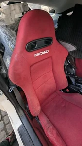 HONDA INTEGRA DC5 2001-2005 RED RECARO SEATS SET - Picture 1 of 6