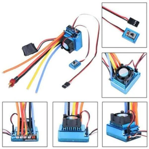 120A ESC Bürstenloser Sensored Brushless Drehzahlregler für 1/10 1/8 Auto Boot 1 - Bild 1 von 7