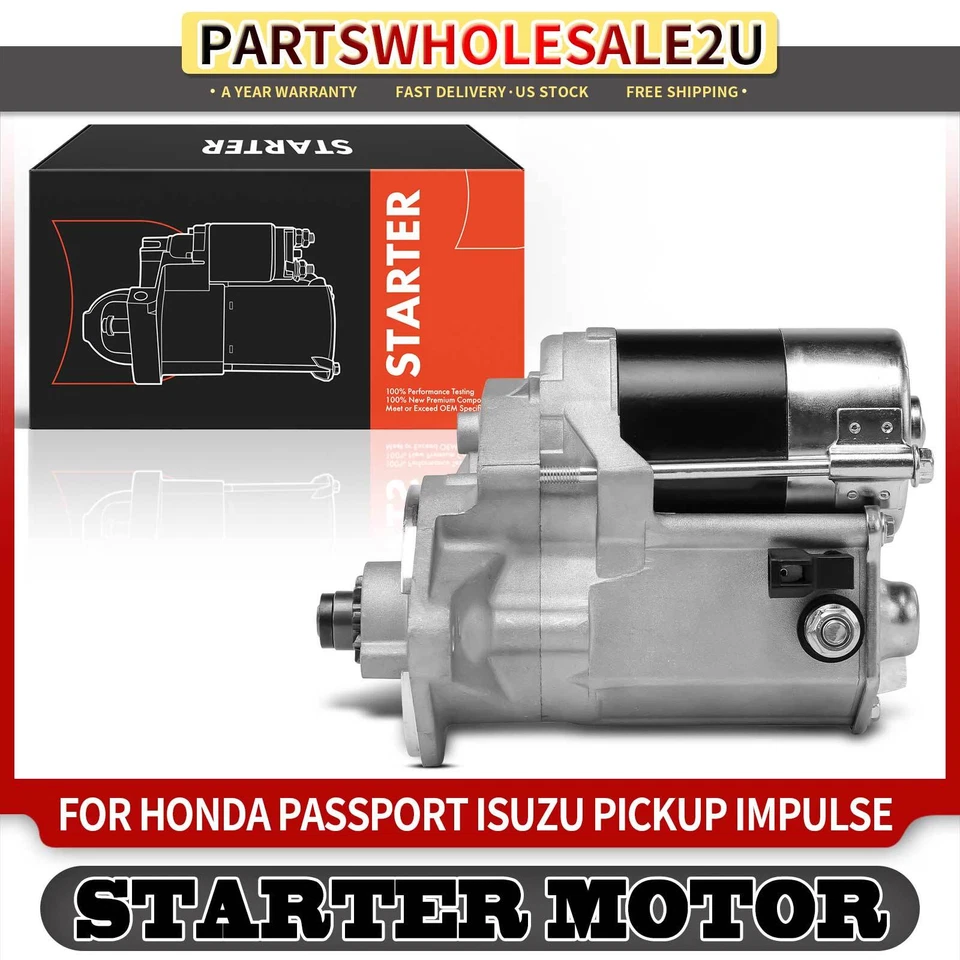 Motor De Arranque Para Honda Passport Isuzu Amigo Impulse Pickup Trooper 2.3L 2.6L Foto 1 de 4