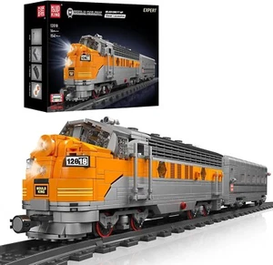 RC Train Building Block Set, 1541 Pcs, with Rail & Motors, for Kids 8+/Adults - Picture 1 of 6