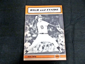 High and Inside programma baseball giugno 1976 Tigers - Foto 1 di 6