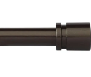 Curtain Rods for Windows 16 to 28 Inches Adjustable Length 1 Inch Diameter New - Picture 1 of 2