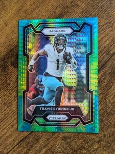 Travis Etienne Jr /175 Panini Prizm NFL 2023 Green Hyper Jacksonville Jaguars - Picture 1 of 4