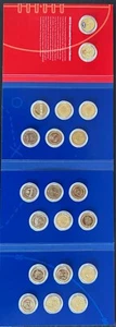 Coloured 2023 $1 AFL Uncirculated Coins Twenty-Coin Collection UNC in Folder - Bild 1 von 8