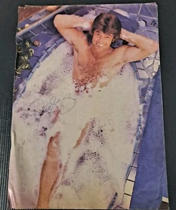 Dodgers Steve Yeager Signed 1982 Playgirl Bubble Bath Picture Rare Original Sexy - Picture 1 of 4
