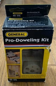 Pro-Dübeling Kit: Vorrichtung, Bohrbits, Dübel & Zapfen, Bohrstopps, Stifte & Kleber - #840 Neu - Bild 1 von 8