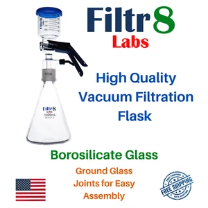 High Quality Lab Vacuum Filtration Kit | Sand Core Borosilicate Glass | Filtr8 - Picture 1 of 7