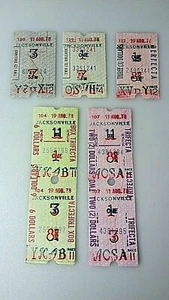 JACKSONVILLE RACE TRACK FLORIDA VTG 1978 WAGER TICKETS PERFECTA + Trifecta + - Picture 1 of 1