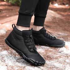 Winter Jogging Sneakers Men Rubber Running Barefoot Shoes Waterproof Non-Slip
