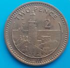 1990 ???? Gibraltar 2p coin LIGHTHOUSE TWO PENCE COIN Circulated