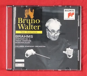 Brahms: Symphony No. 4, Tragic Overture - Bruno Walter (CD, 1995, Sony) - Picture 1 of 3