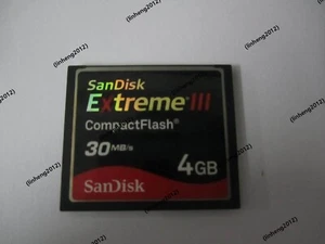SanDisk Extreme III 30MB/S 4gb CF Memory CARD compact flash card SDCFX - Picture 1 of 4