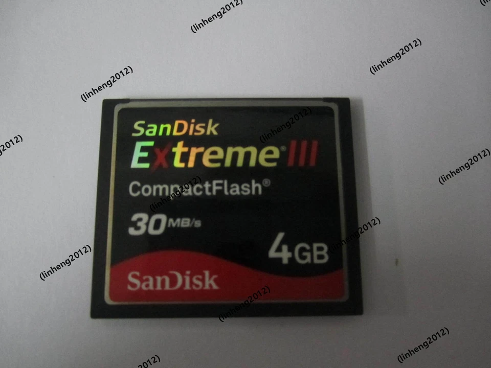 SanDisk Extreme III   30MB/S   4gb  CF Memory CARD compact flash card  SDCFX - Image 1 of 4