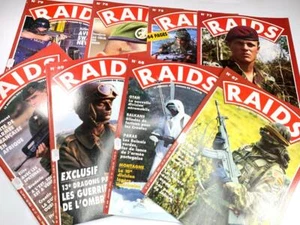 RAIDS Mixed Lot -- French Military Magazine -- Collection Of 8 From 1991 - 1992 - Picture 1 of 4