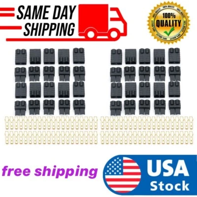 20Pairs TRX-style Connector Plug Male & Female Lipo NiMh Battery ESC - Image 1 of 4