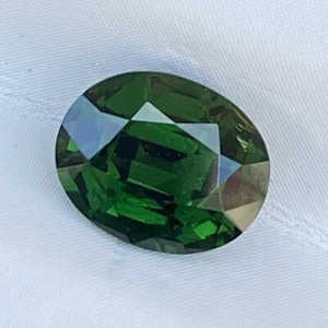 Natürlicher grüner Tsavorit 1,54 kt Ovalschliff lose Edelstein für Jubiläum - Bild 1 von 7