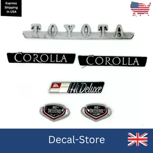 Toyota Corolla Emblem Set für Te21/KE20 Modell (1971-1974) - Bild 1 von 3