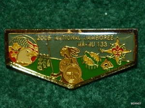 PIN SOMBRERO BOY SCOUT VINTAGE - ORDEN DE LA FLECHA LODGE 133 - 2005 JAMBOREE - Imagen 1 de 2