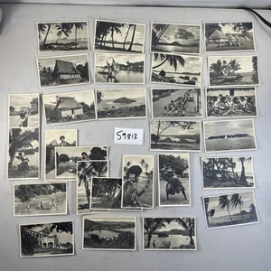 Lote de tarjetas fotográficas de Fiji de la Segunda Guerra Mundial Isla del Pacífico Sur Suva Sigatoka Bau Gau Coast 59B13 - Imagen 1 de 7