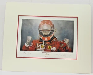 Michael Schumacher SE7EN Limited Edition Mounted Print by Stephen Doig - Picture 1 of 1