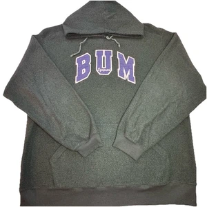 BUM Equipment Hoodie Grün Herren Größe Large Pullover Logostickerei 90er Y2k - Bild 1 von 12