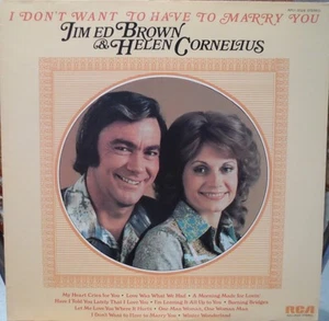 Jim Ed Brown & Helen Cornelius: I Don't Want To Have To Marry you [1976 RCA, 10  - Bild 1 von 1