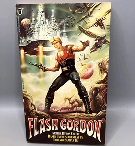 Flash Gordon Lorenzo Semple Arthur Byron Cover Film Tie-In Paperback Book 1980 - Imagen 1 de 14