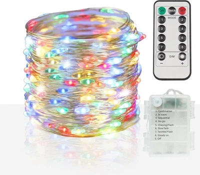 Fairy Lights Waterproof Battery Operated Bedroom Garden Easter Christmas Deco - Image 1 of 4