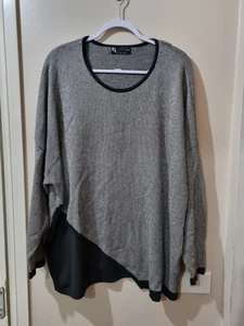 TS Taking Shape Women's Sz XXL Monocrome Knitwear Stretch Jumper - Picture 1 of 7