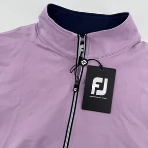 FootJoy Golf Vest Half Zip Sleeveless Moisture Wicking Lavender Purple Men's S - Picture 1 of 7