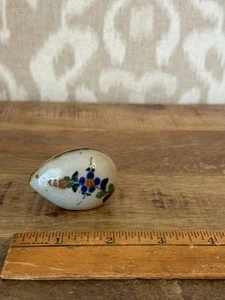 Handbemalte mexikanische Volkskunst Eule Figur Keramik Miniatur ~ 2 Zoll lang - Bild 1 von 7