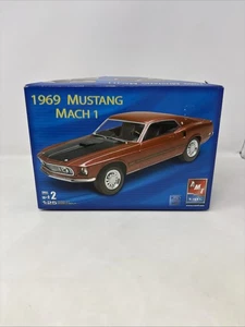 1969 Ford Mustang Mach 1 AMT ERTL 1/25 Model Kit - New 38219-1HD - Picture 1 of 6