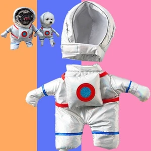 Soft Cat Clothes Astronaut Spacesuit Siver Cat Cosplay Costume Cosplay Party - Picture 1 of 12
