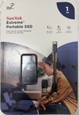 SanDisk Extreme Go Portable SSD 1TB - Image 1 of 4